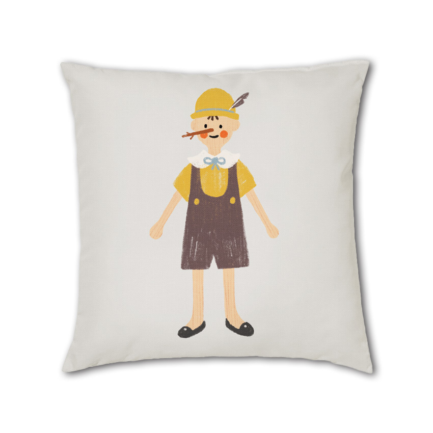 [drawing AMY] Pinocchio Cushion