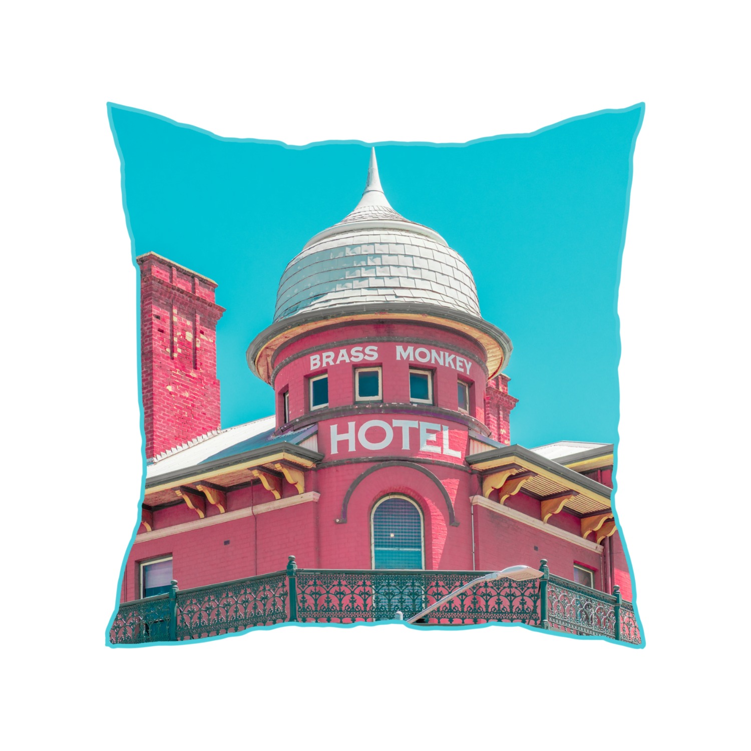 [maison el BARA] Brass Monkey Hotel Cushion