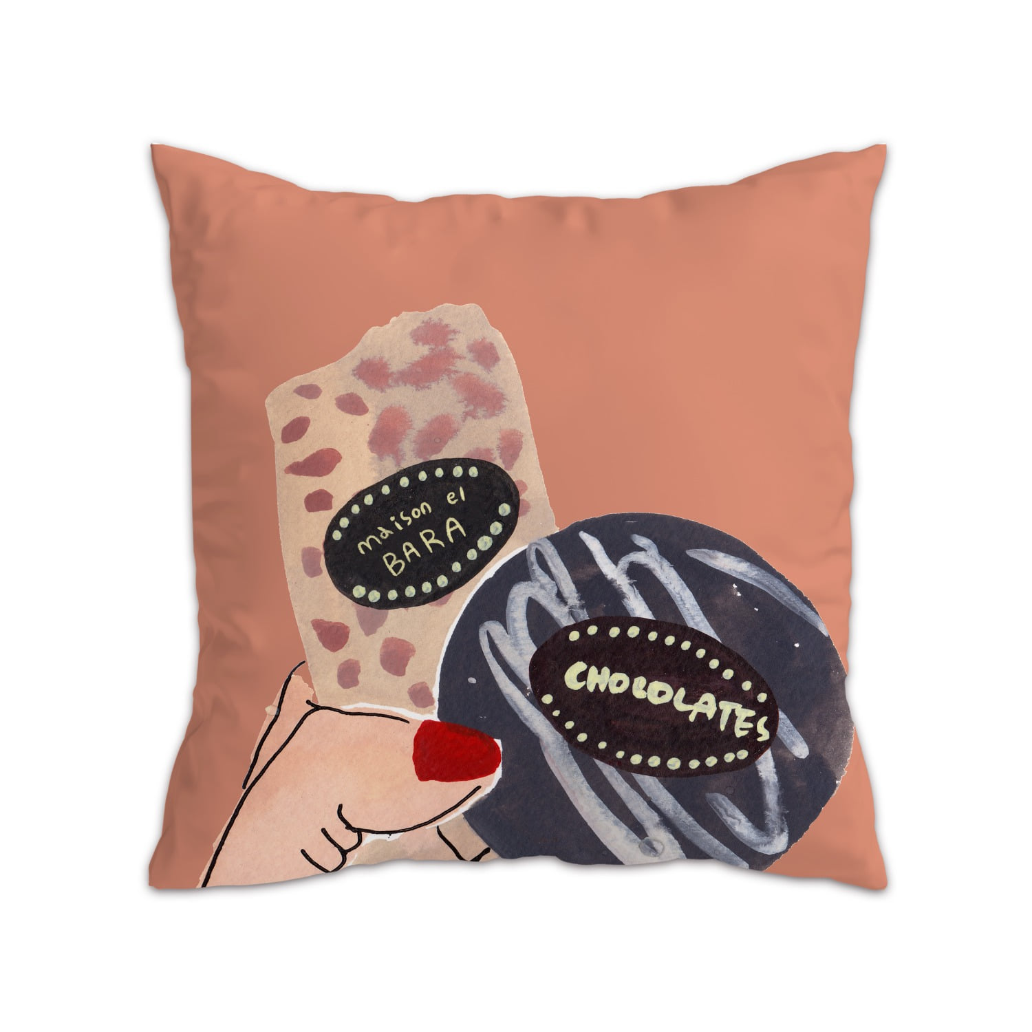 [a.o.b] Chocolate cushion
