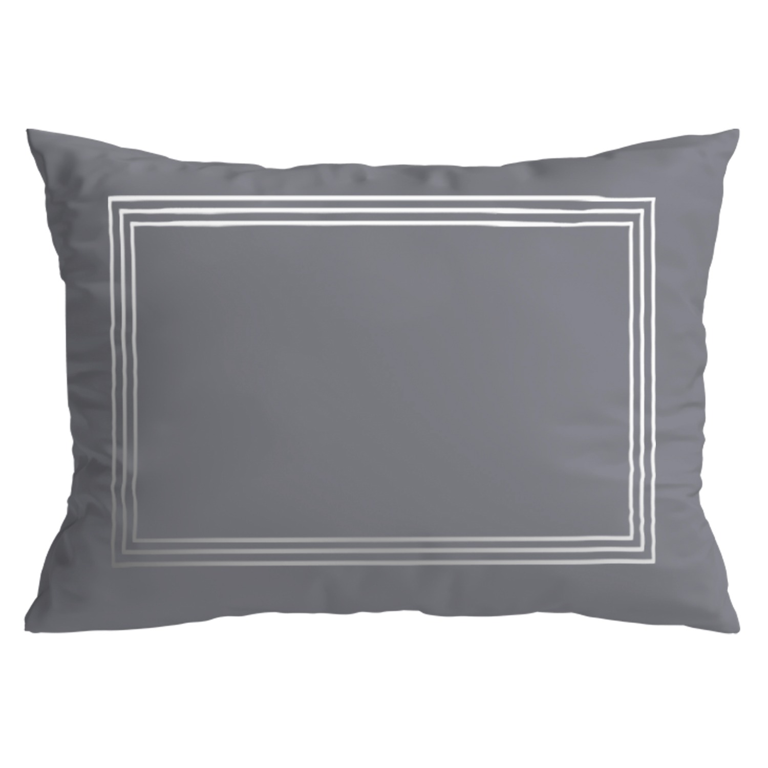 [maisone el BARA] Dear embroidery dark grey pillow cover