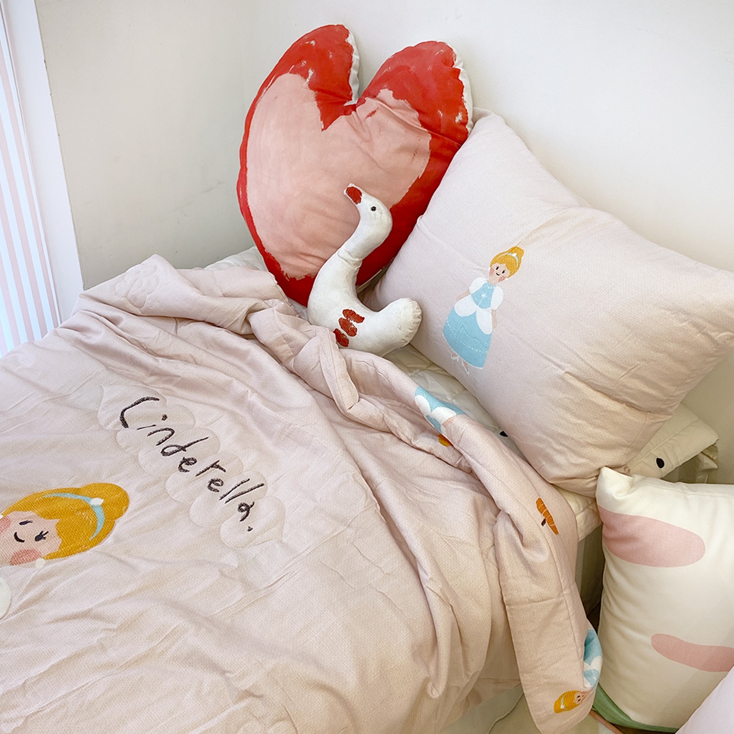 [drawing AMY] Cinderella summer bed comforter set