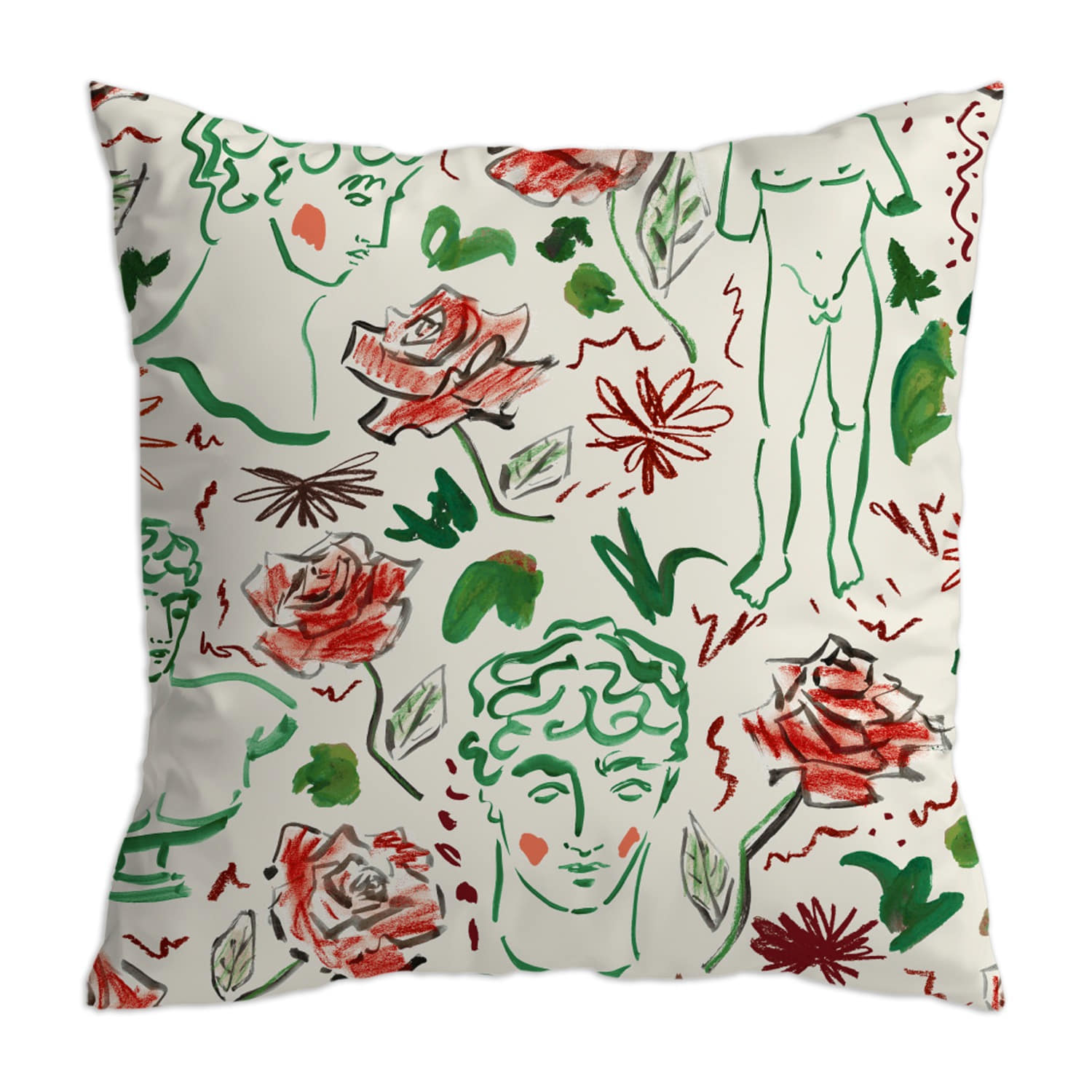 [maison el BARA] Rose garden cushion